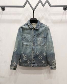 Veste en Jean Louis Vuitton Monogram Seeds Dégradé
