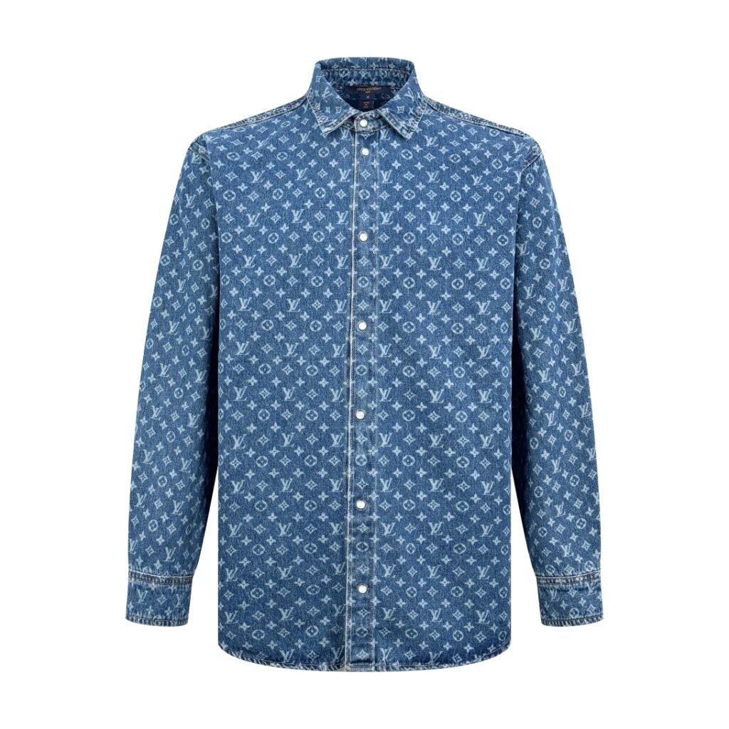 Chemise Louis Vuitton Monogram Denim