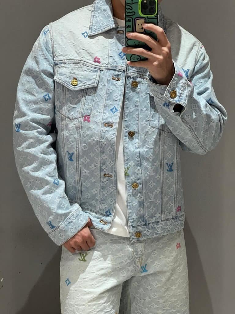 Veste en Denim Louis Vuitton x Tyler, the Creator Craggy Monogram