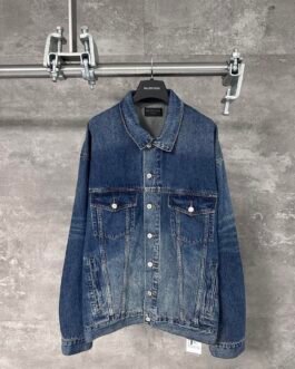 Veste en Jean Balenciaga Oversized Denim Jacket unisexe