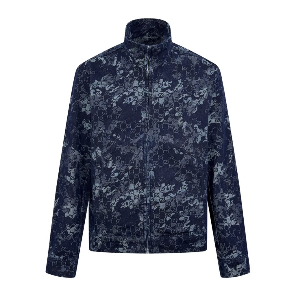Veste en Jean Gucci GG Jacquard (Pre-Fall 2026)