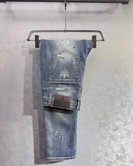 Jean Gucci x adidas à Effet Taches de Peinture