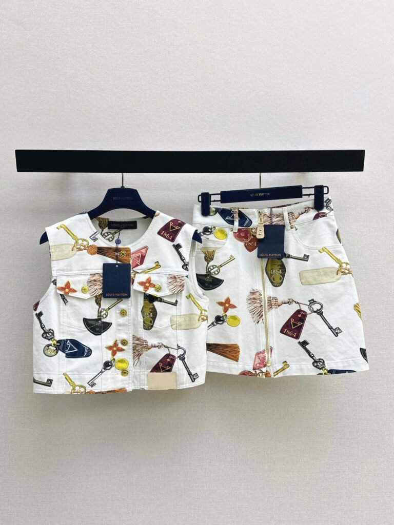 Ensemble Femme Louis Vuitton Imprimé Clés 1854