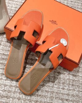 Sandales Hermès Oran Orange – Élégance Vibrante & Luxe Iconique