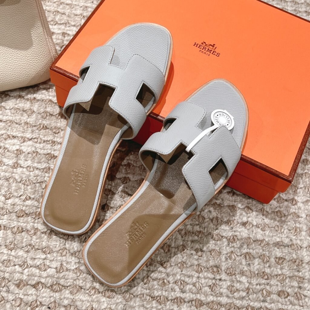 Sandales Hermès Oran Grises