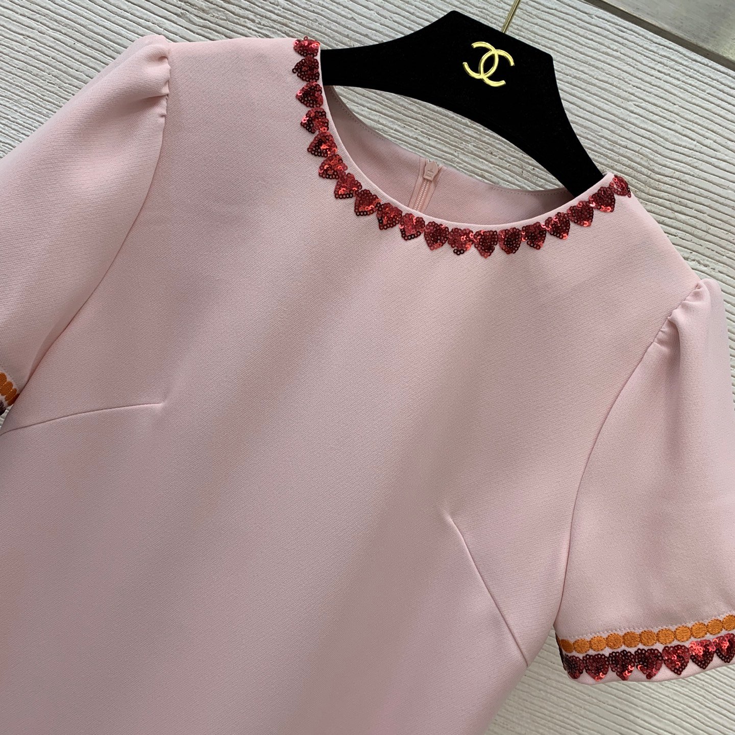Valentino Robe Chic à Ornements Pailletés – Image 3