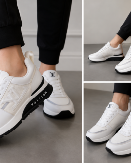 Baskets Louis Vuitton Runner Premium Blanc – Confort & Élégance