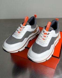 Hermès Bouncing Sneakers Blanc Gris