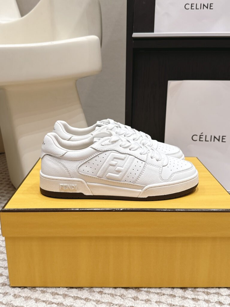 Fendi Baskets FF femme blanches