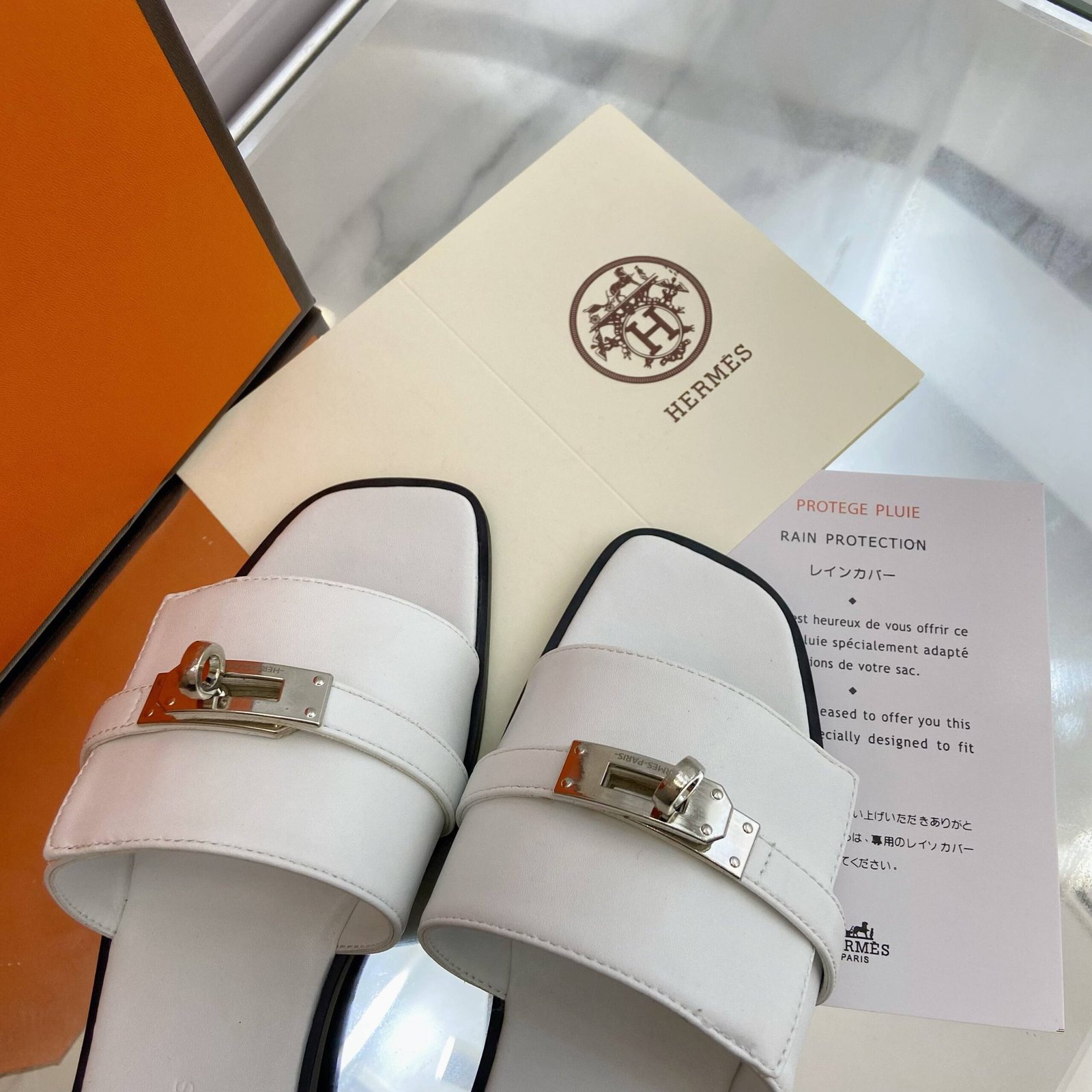 Hermès Sandales Giulia femme à boucle Kelly