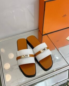 Hermès Sandales Giulia femme à boucle Kelly