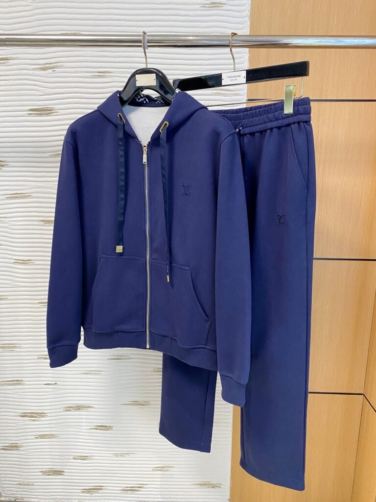 LV Ensemble jogging Bleu, blanc, écru et noir