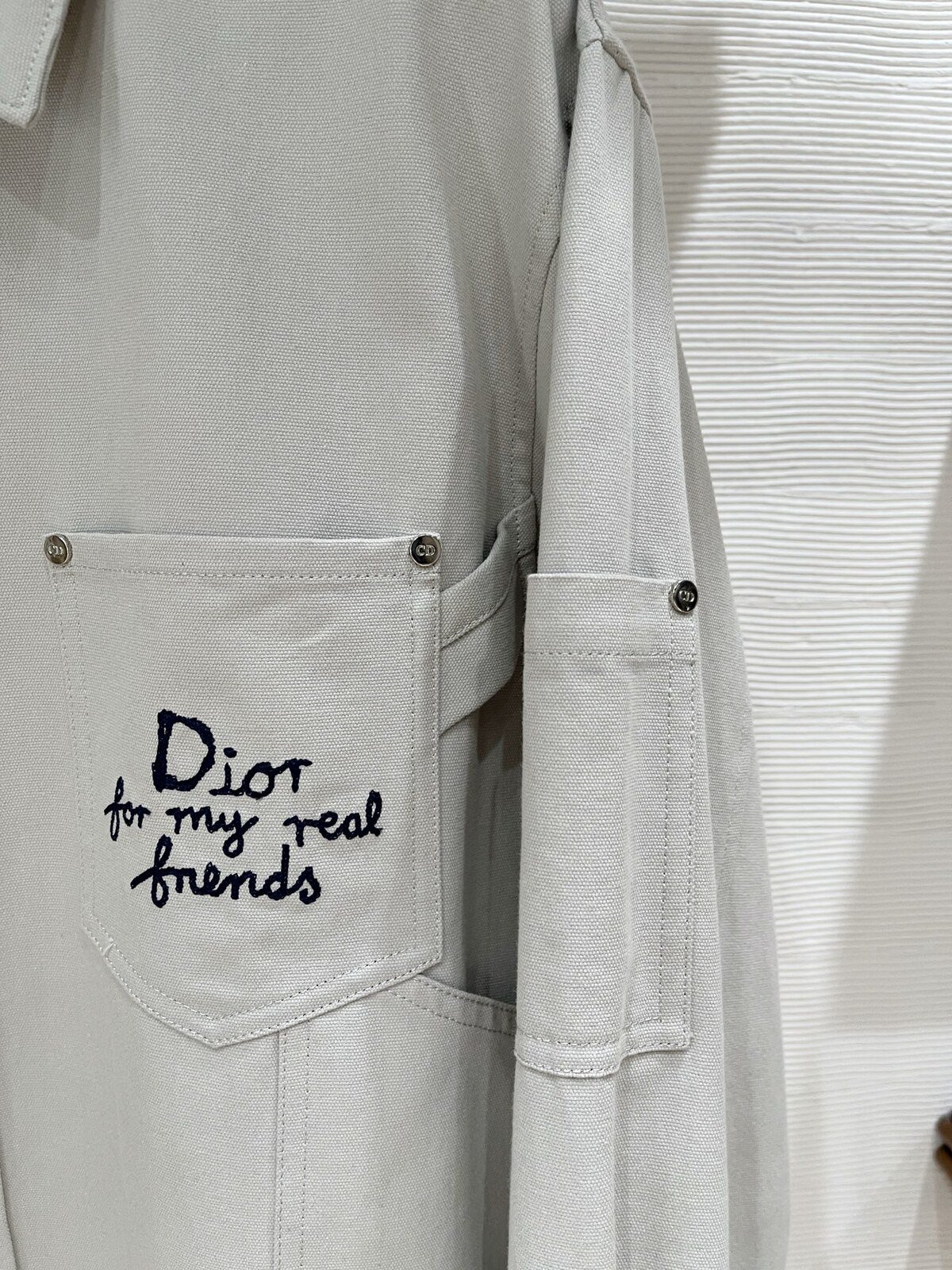 Dior Ensemble chemise et pantalon Blanc