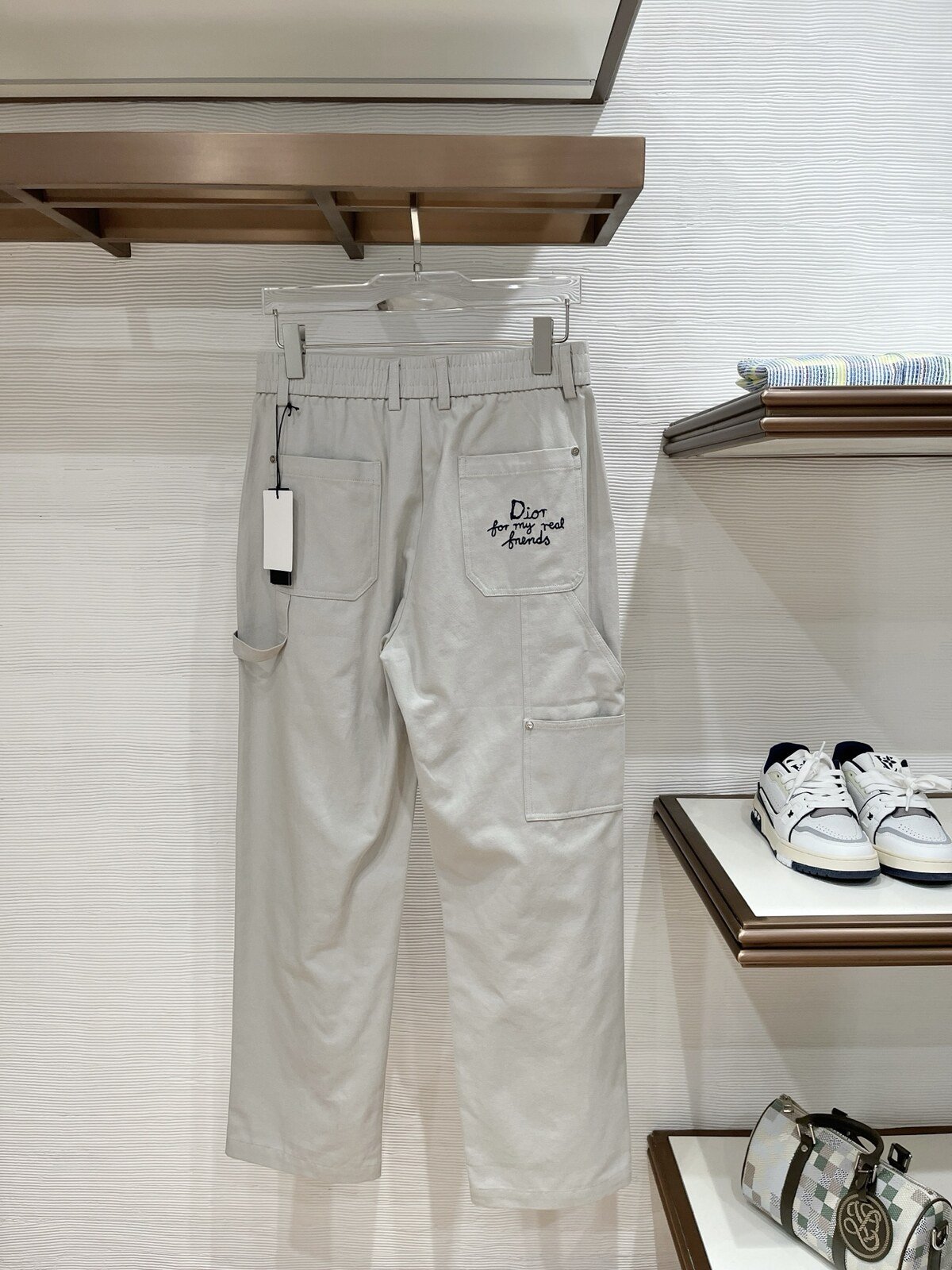 Dior Ensemble chemise et pantalon Blanc