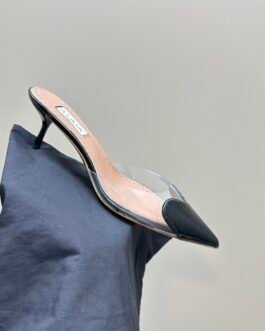 Alaïa Le Cœur Slingbacks in Patent Leather à talons – Noir 2