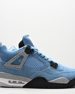 Air Jordan 4 Retro bleu universitaire gris