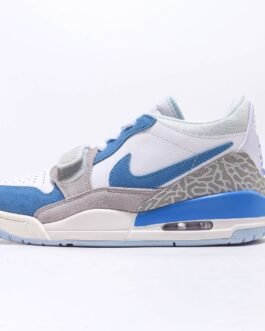 Air Jordan Legacy 312 Low blanc bleu gris