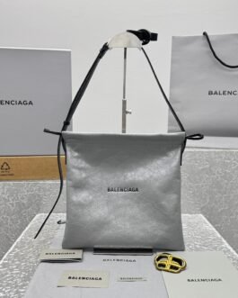 Balenciaga Shopper Dust Bag Crossbody Pouch Medium 26 × 26 × 2 cm – Gris