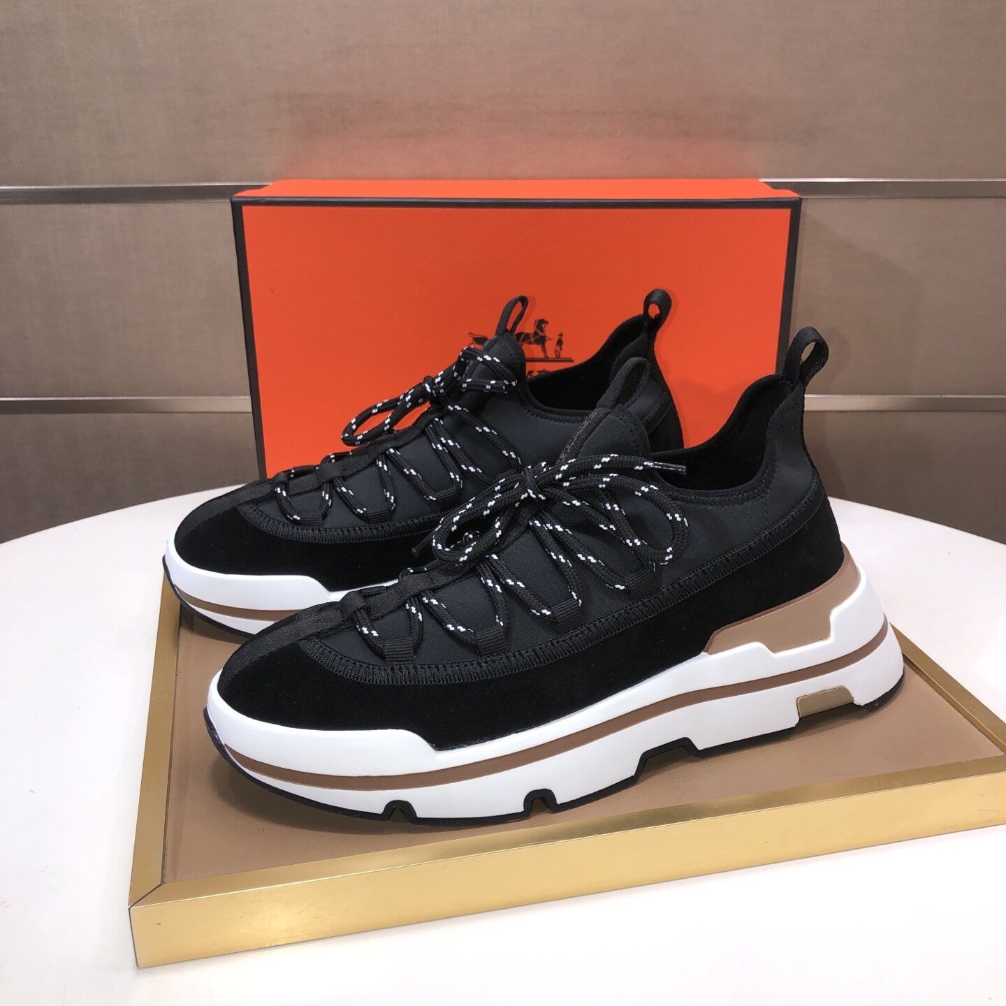 Hermès Baskets Bouncing noir