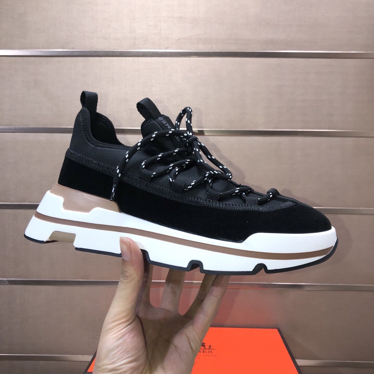 Hermès Baskets Bouncing noir