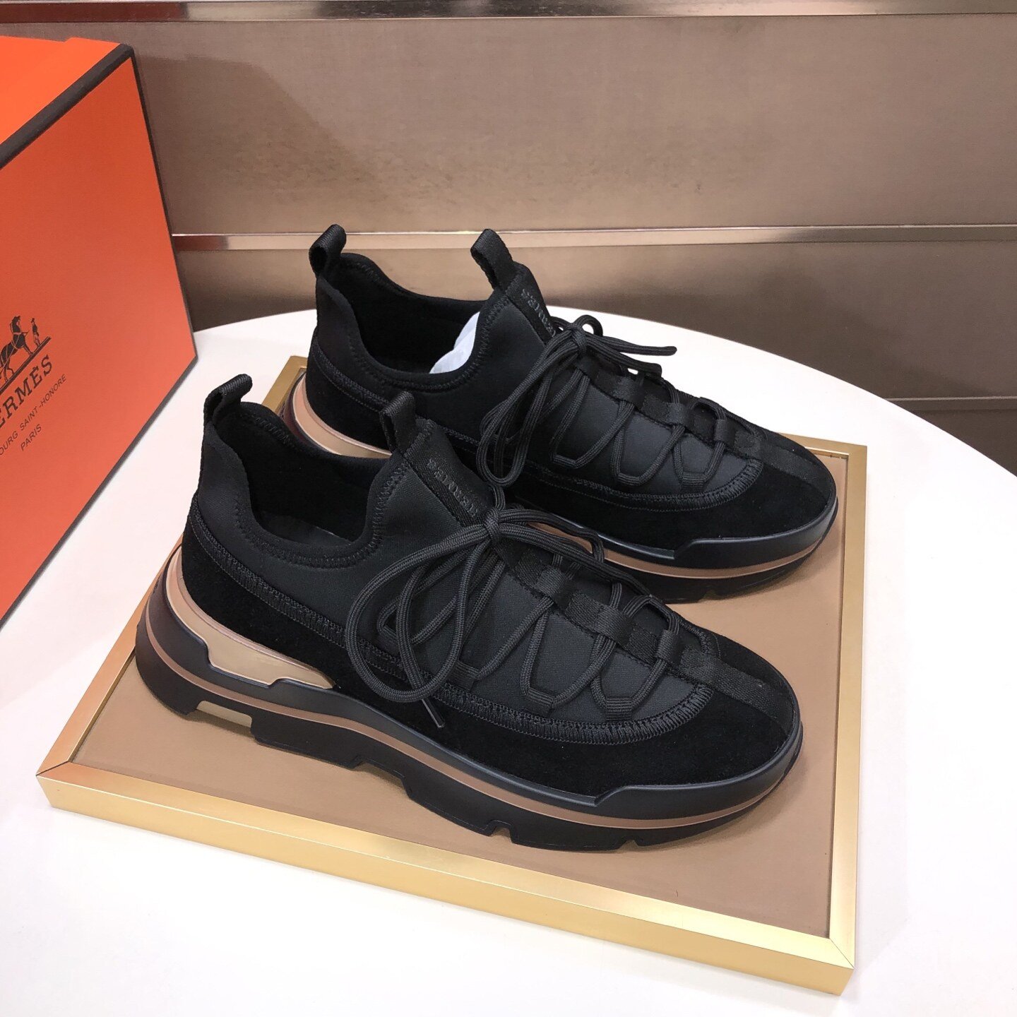 Hermès Baskets Bouncing noir