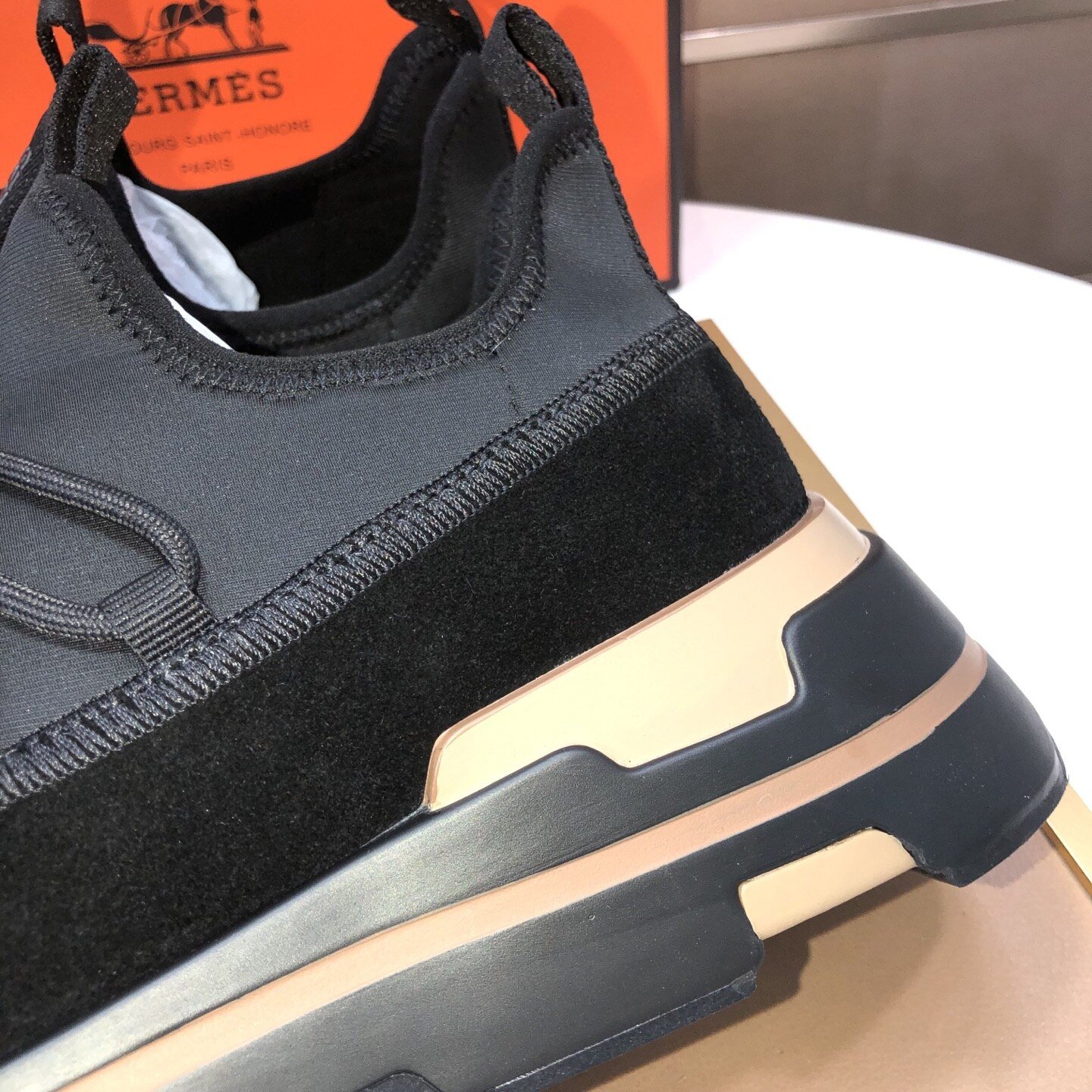 Hermès Baskets Bouncing noir