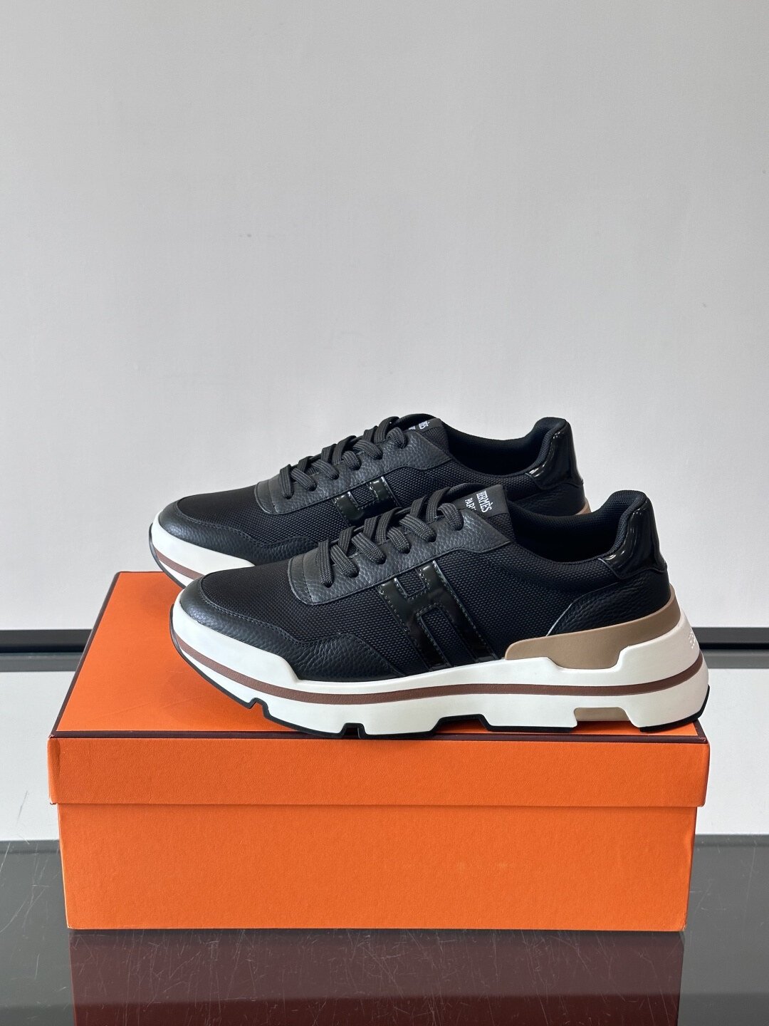 Hermès Baskets Bouncing noir