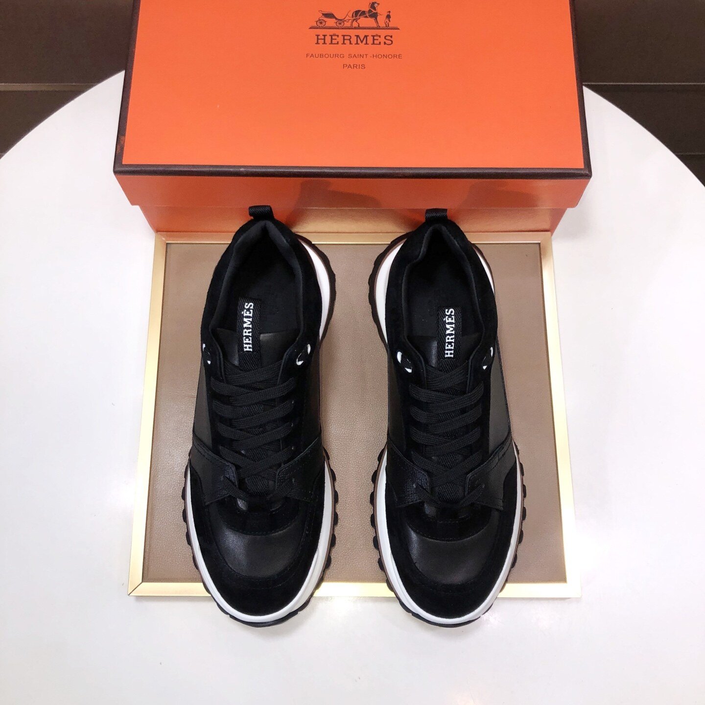 Hermès Baskets Bouncing noir