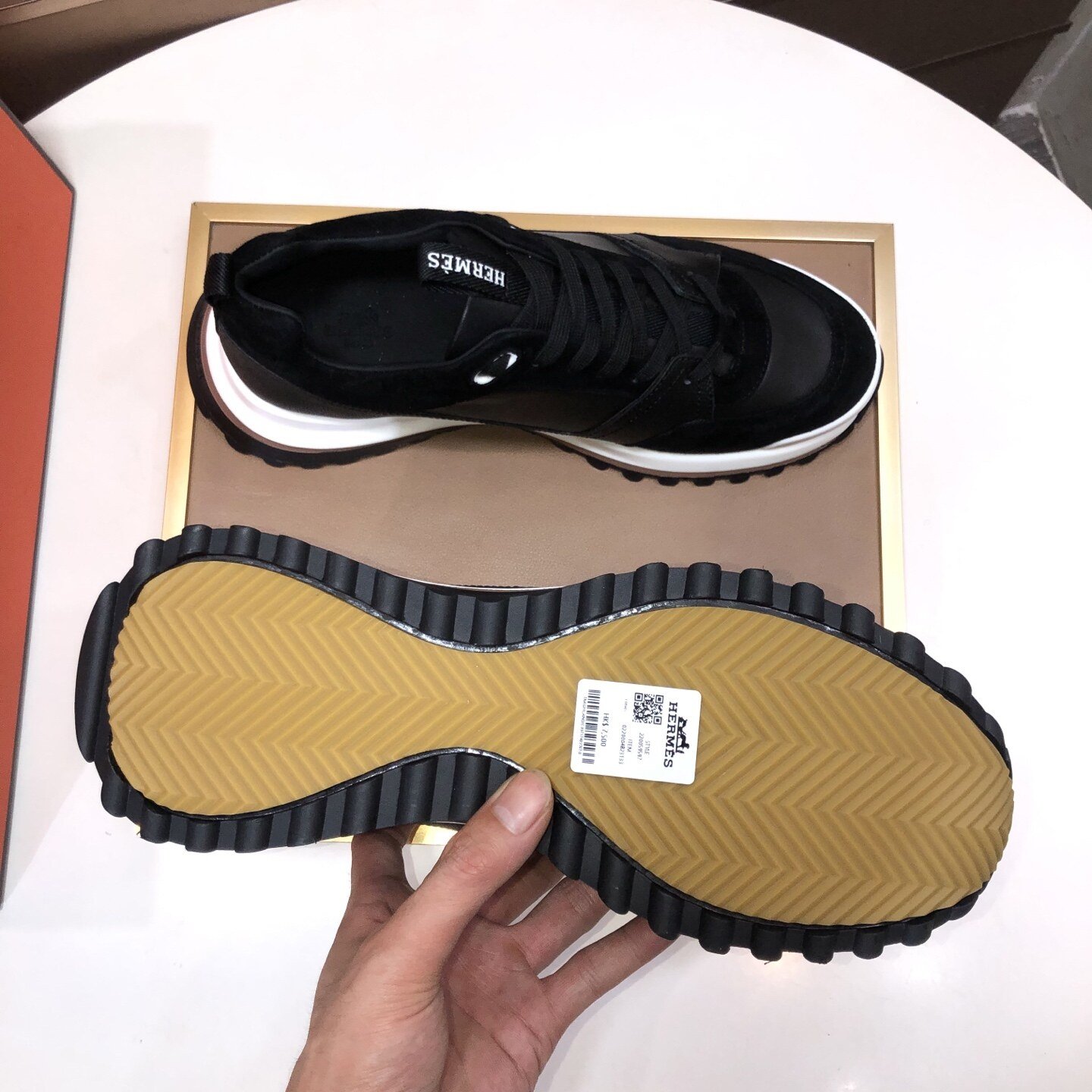 Hermès Baskets Bouncing noir