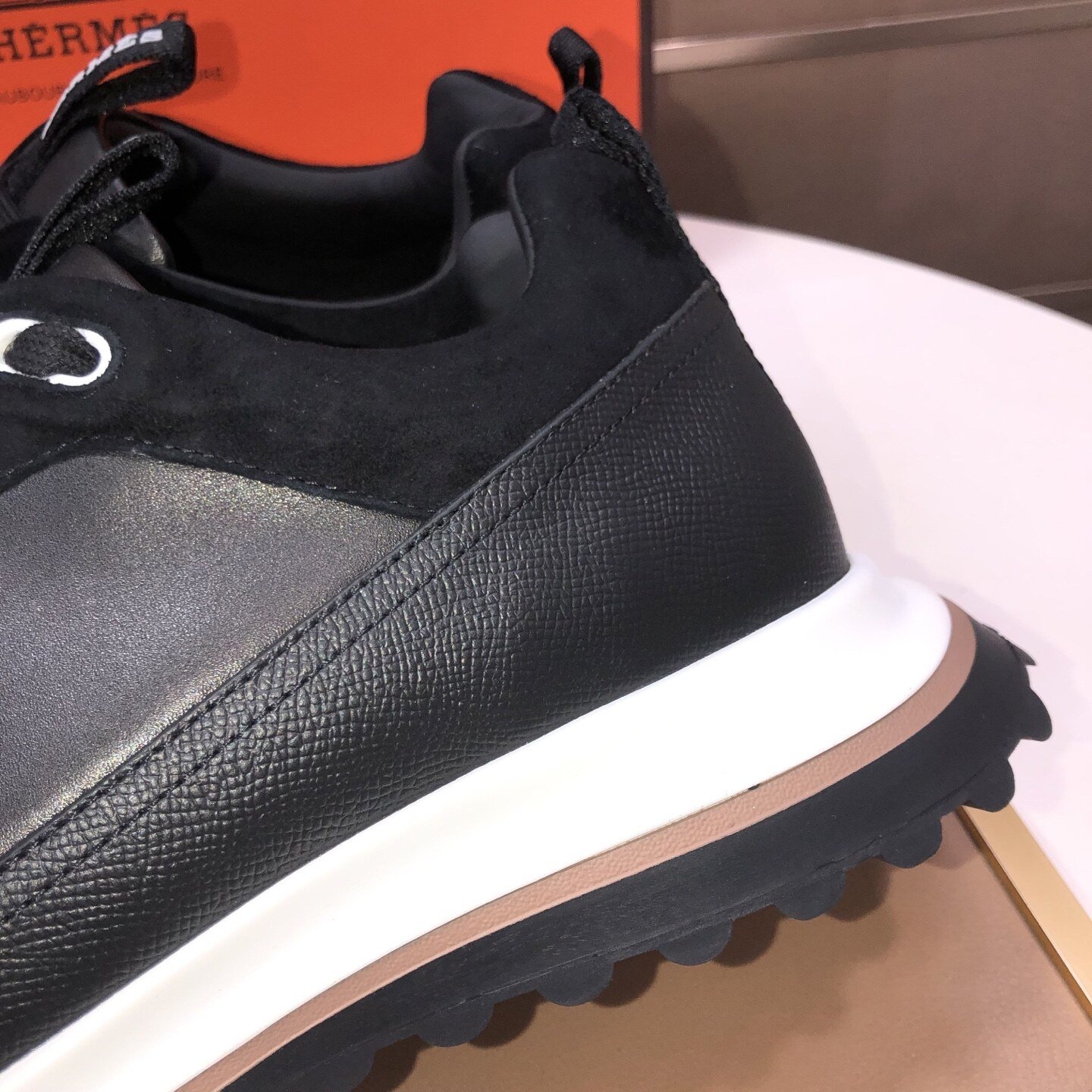 Hermès Baskets Bouncing noir