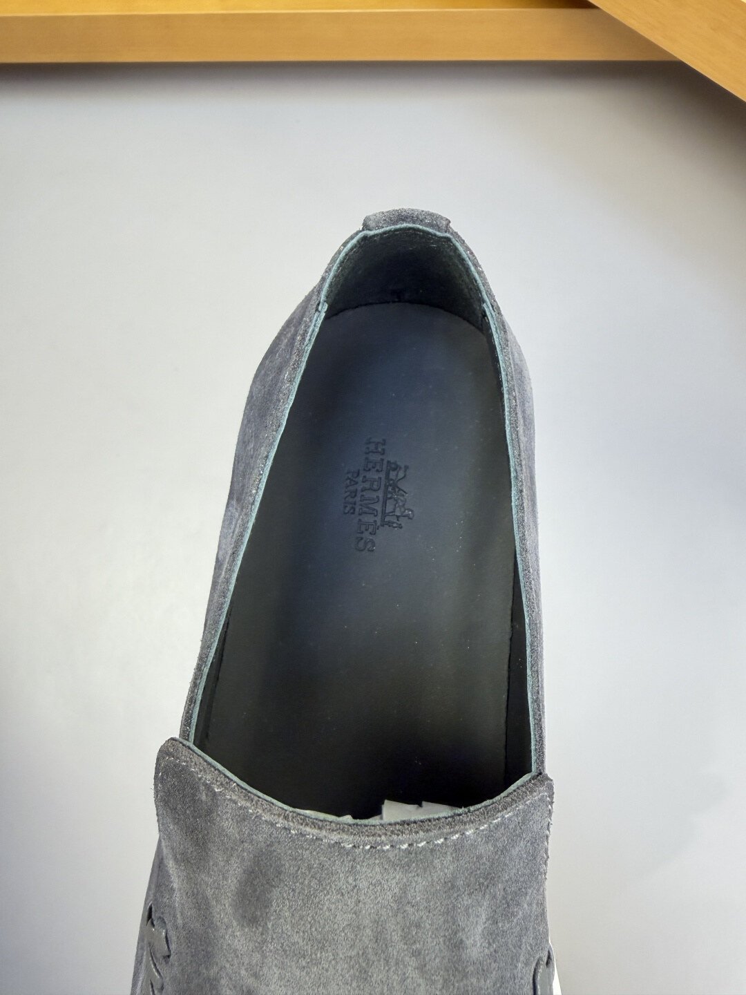 Hermès Mocassins Mocassin H gris