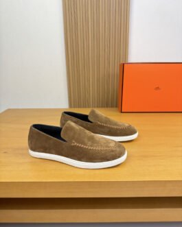 Hermès Mocassins Mocassin H camel
