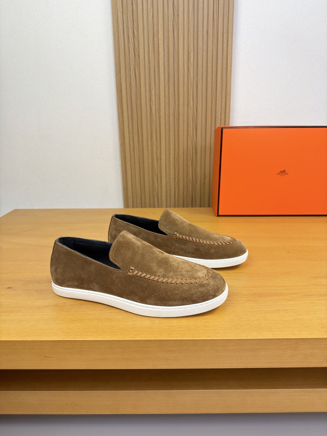 Hermès Mocassins Mocassin H camel