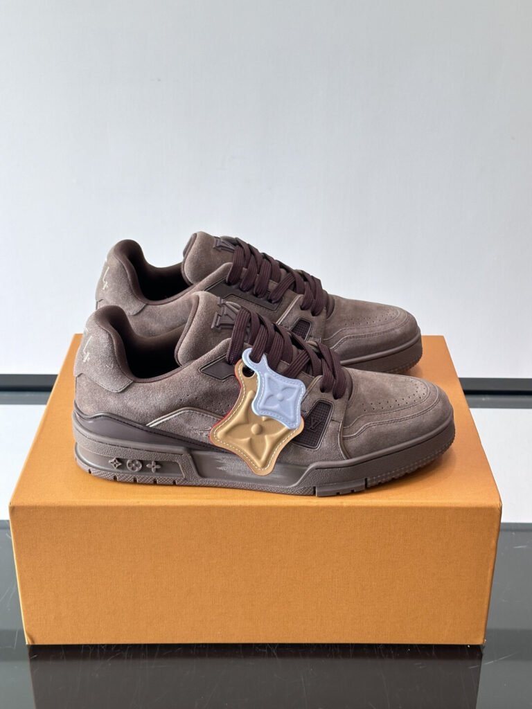Louis Vuitton Baskets Trainer marron