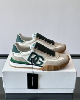 Dolce & Gabbana Baskets Portofino blanc et vert