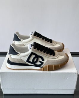 Dolce & Gabbana Baskets Portofino blanc et noir