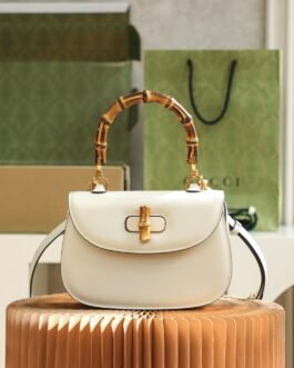 Gucci Bamboo 1947 sac à main à rabat arrondi