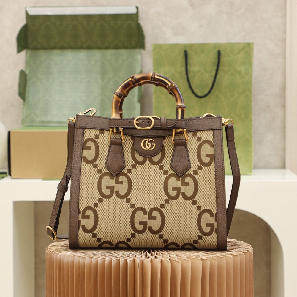 Gucci Diana Jumbo GG sac à main à anses bambou