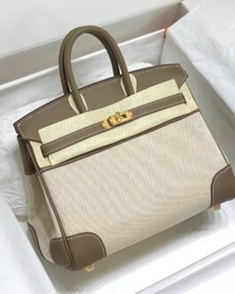 Hermès Birkin sac bicolore à panneaux clairs