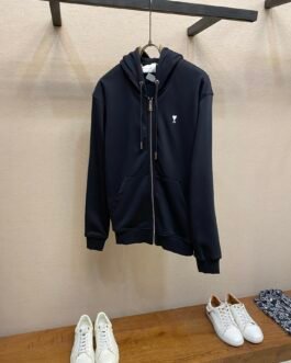 AMI Paris veste zippée à logo cœur