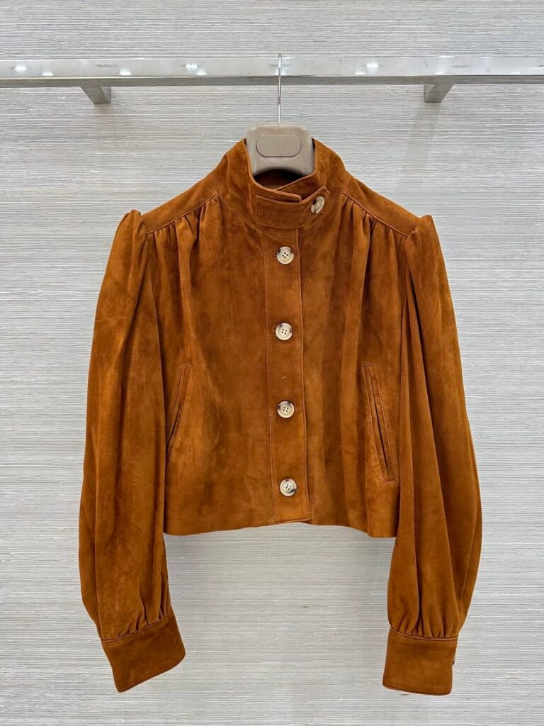Chloé veste courte en velours camel