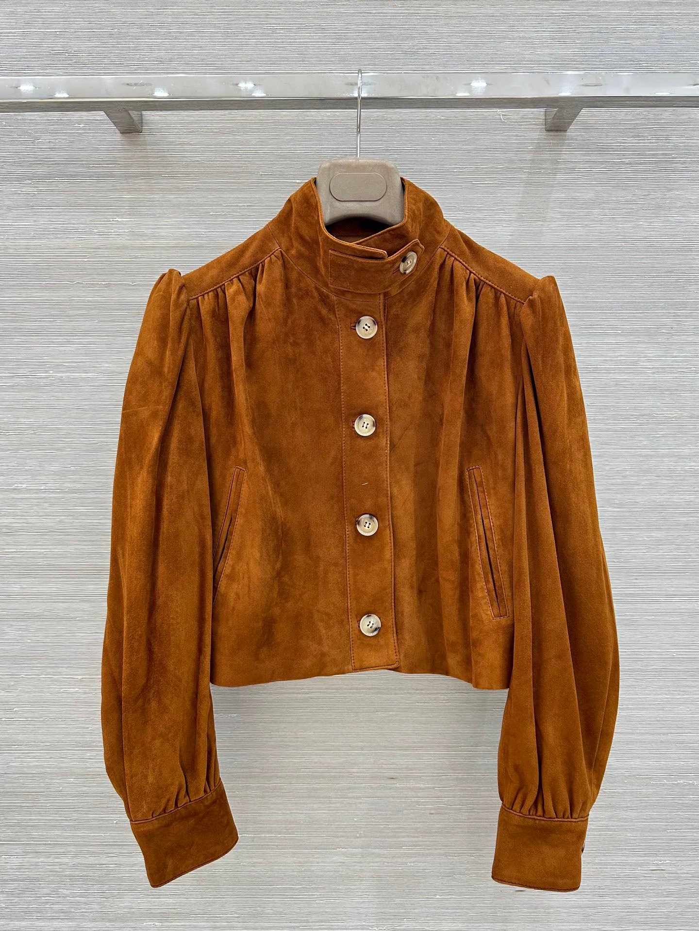 Chloé veste courte en velours camel
