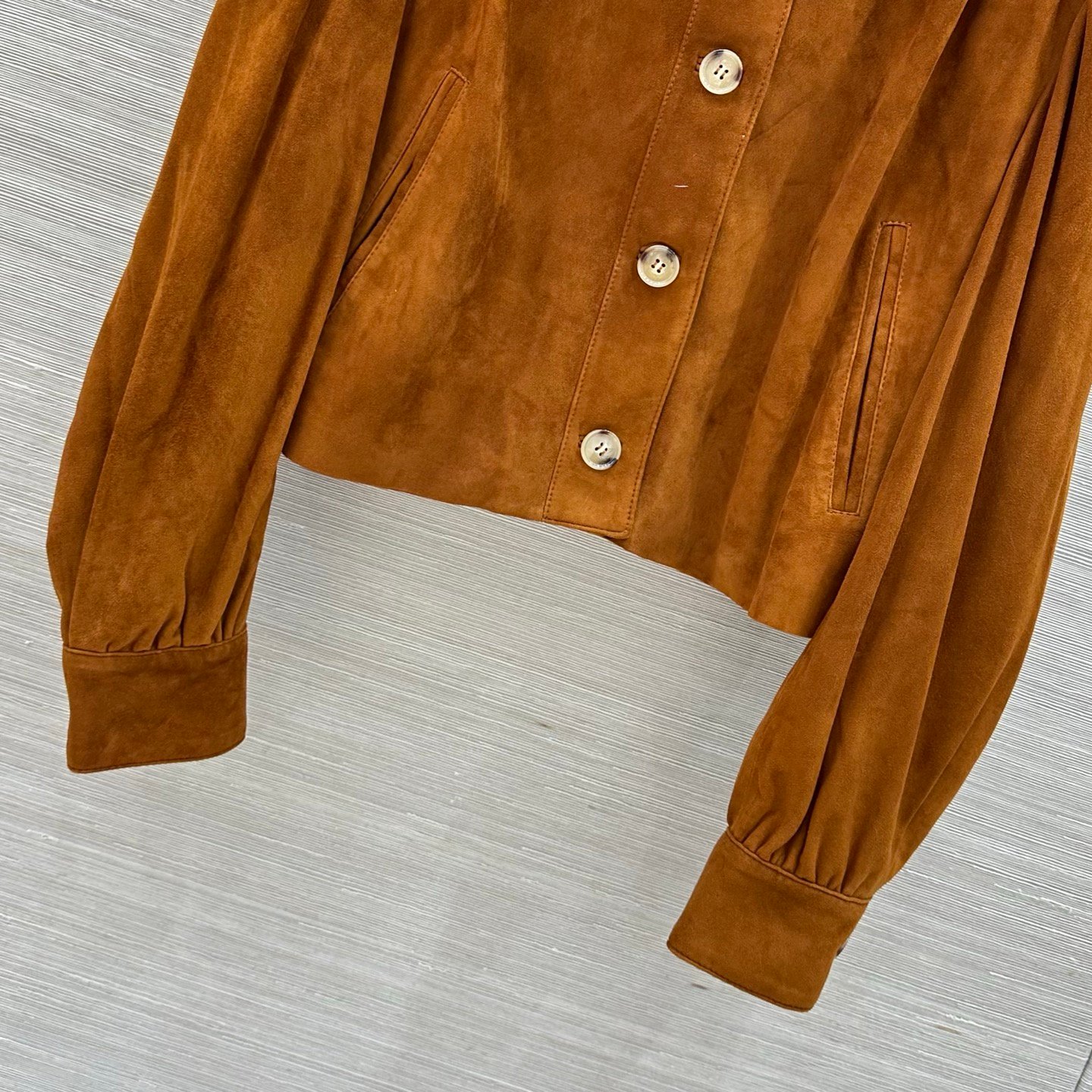 Chloé veste courte en velours camel