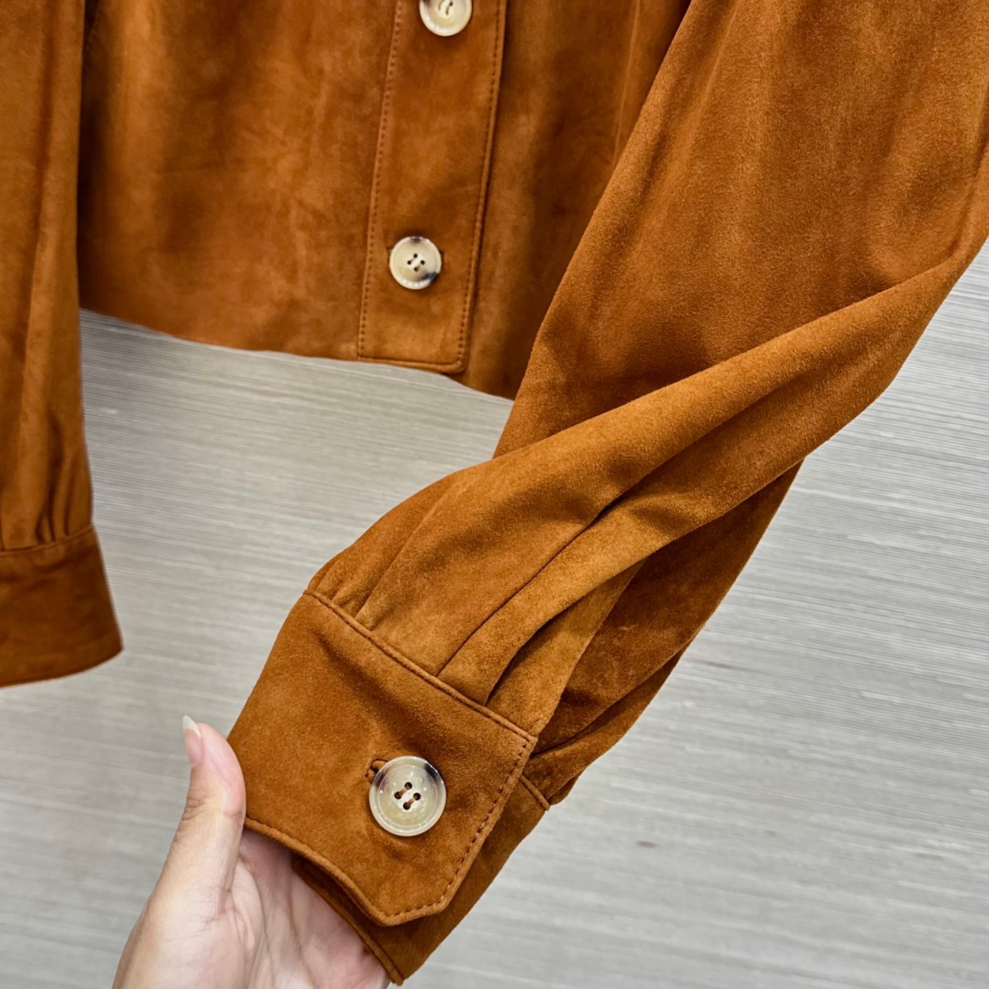 Chloé veste courte en velours camel