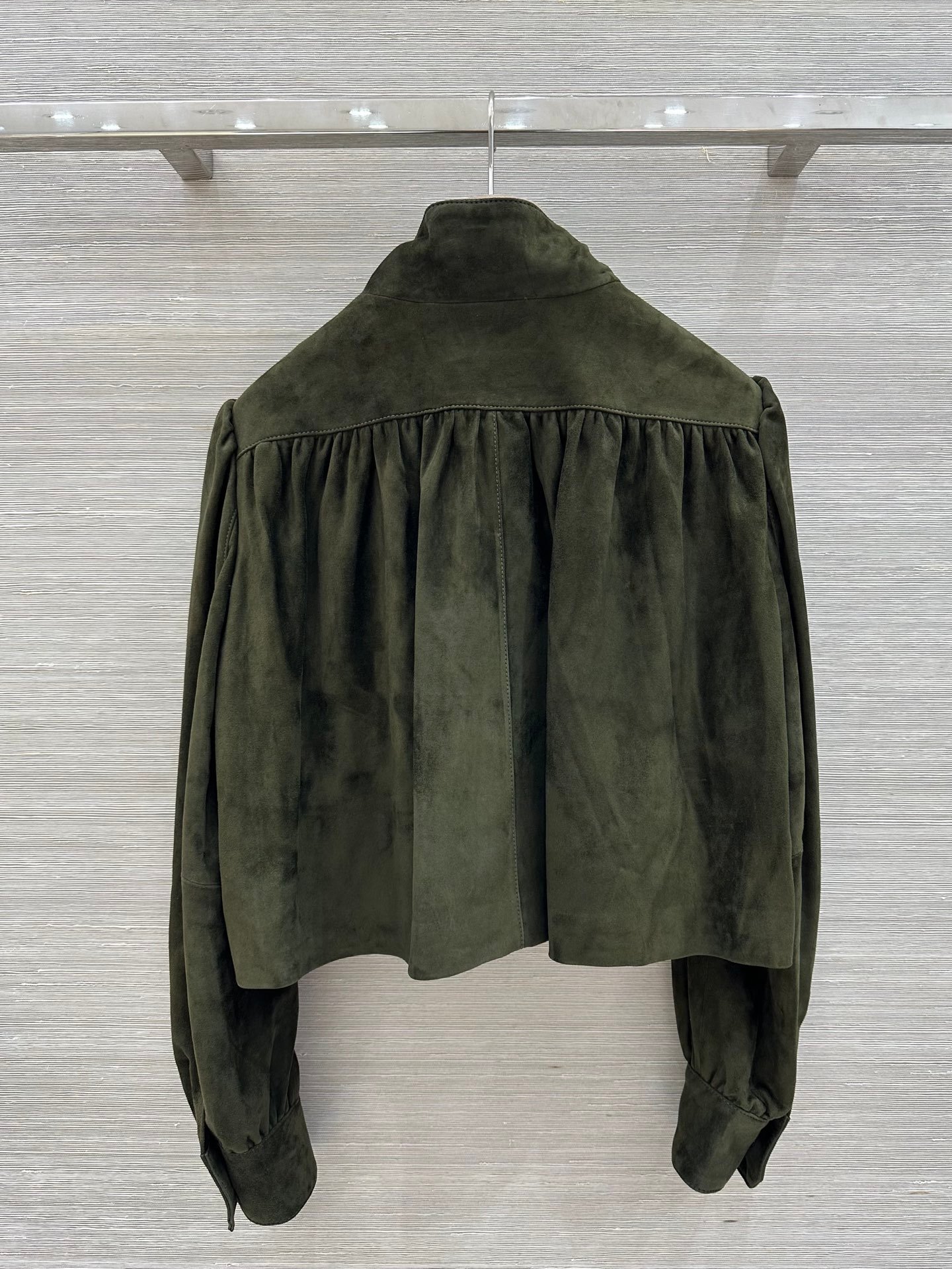 Chloé veste courte en velours vert