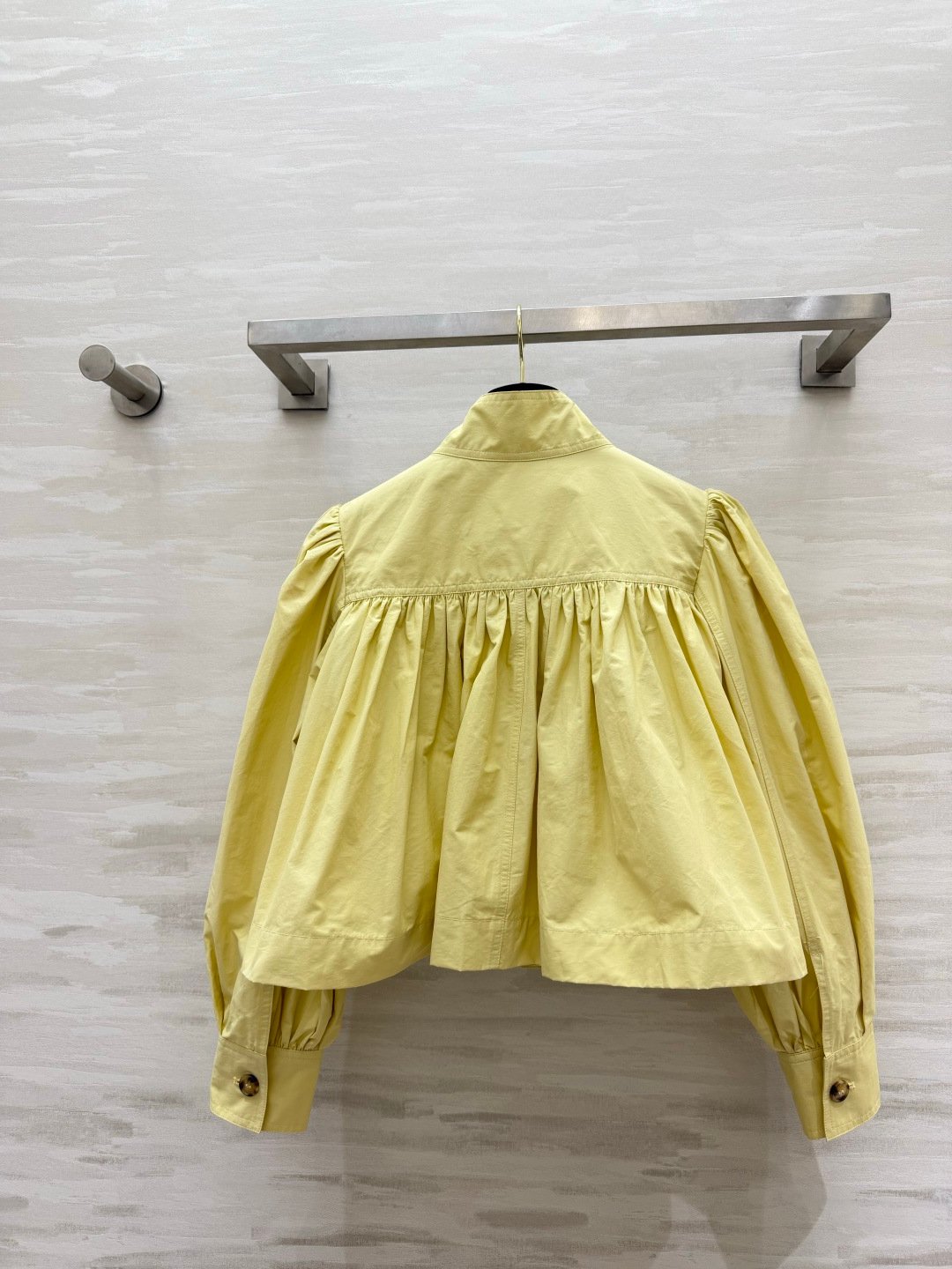 Chloé chemisier froncé jaune