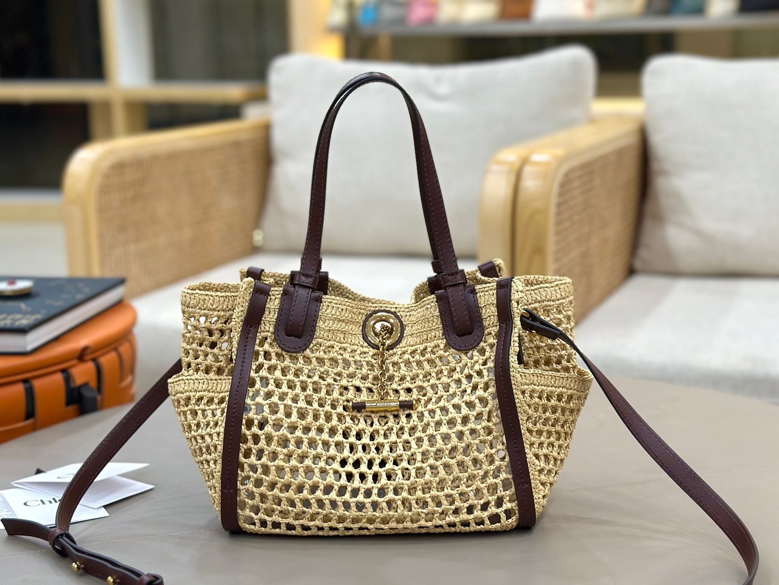 Chloé sac crochet à logo