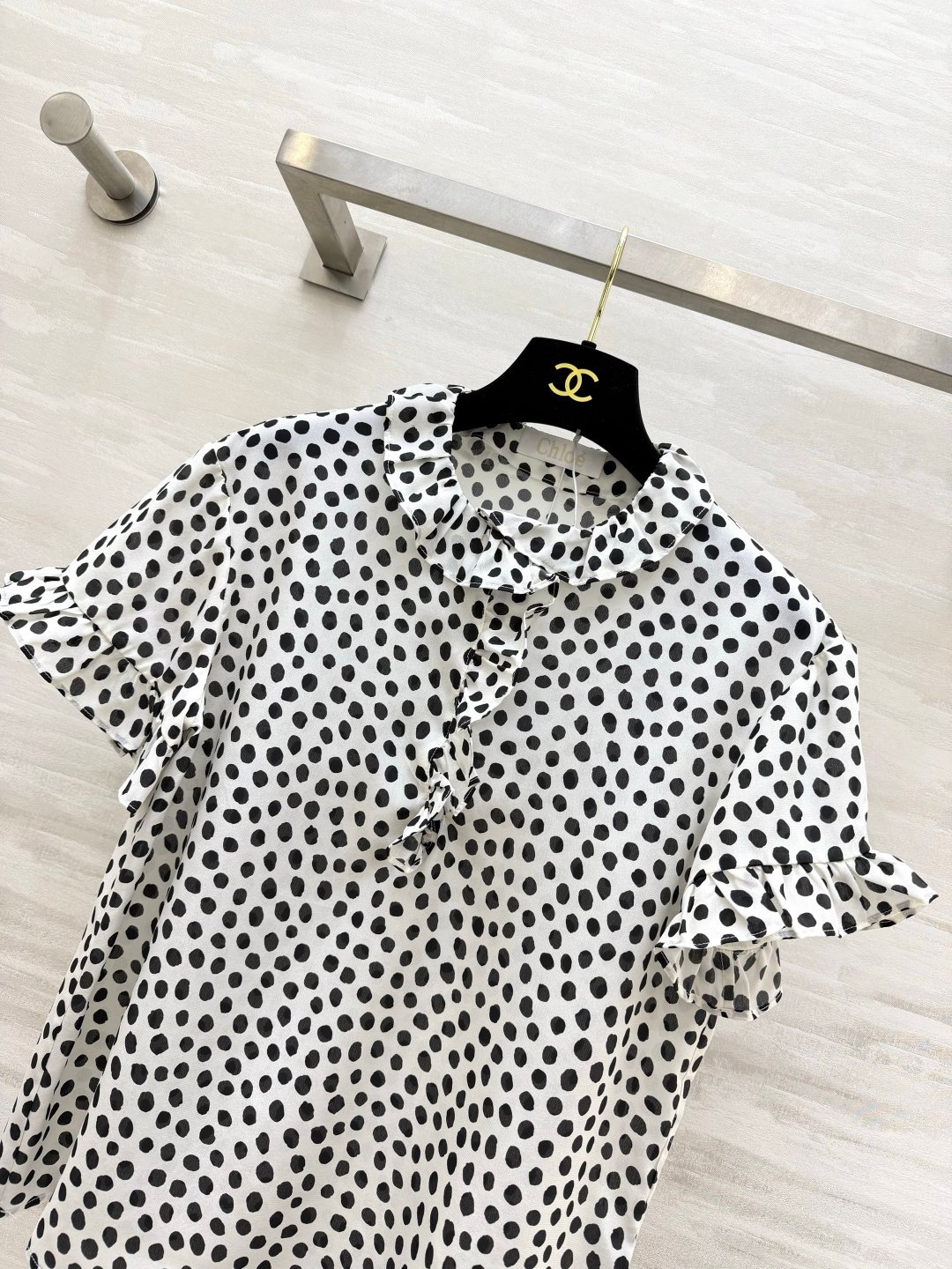Chloé chemisier à pois