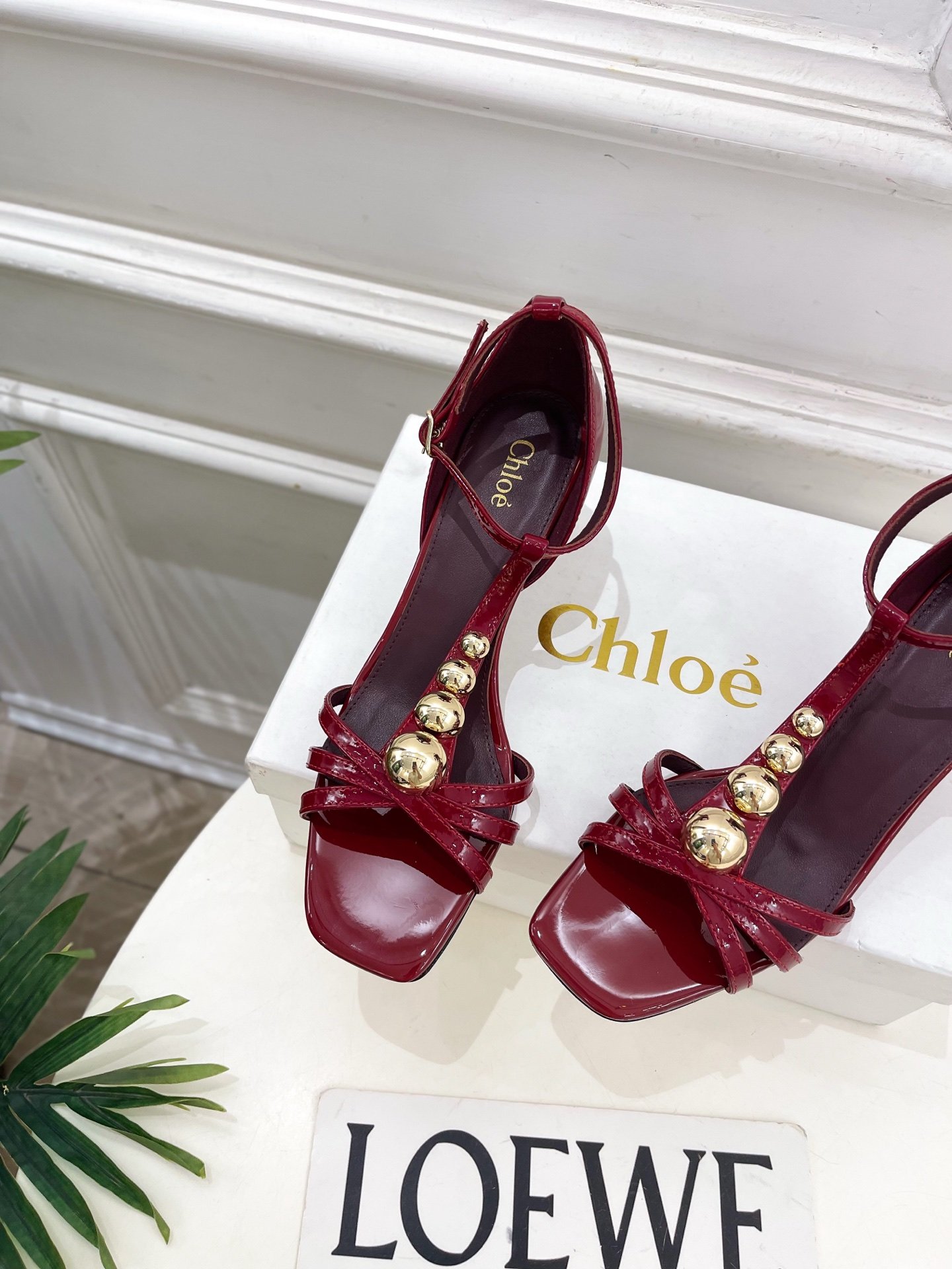 Chloé chaussures à talons à brides