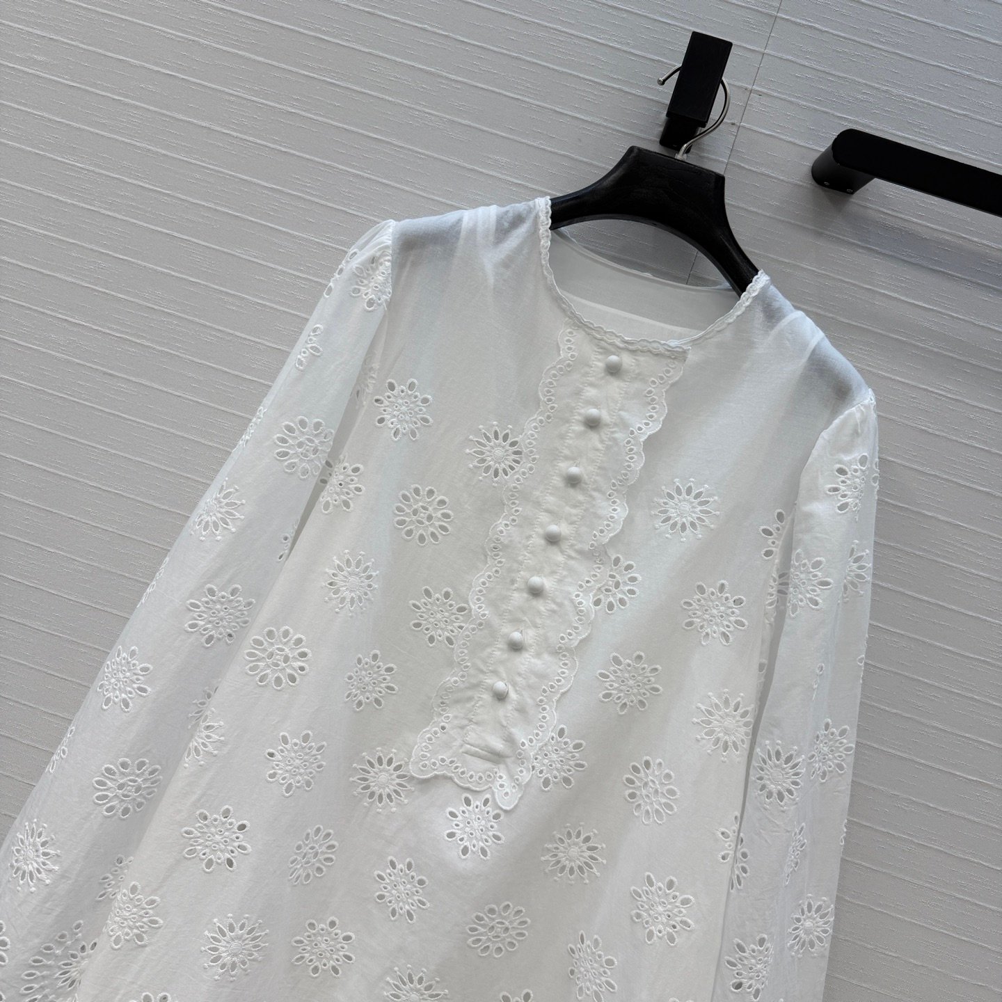 Chloé blouse blanche broderie anglaise